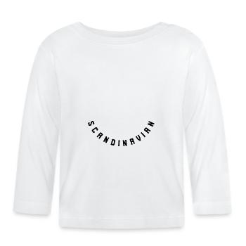Scandinavian - Organic Baby Long Sleeve T-Shirt - white - Front