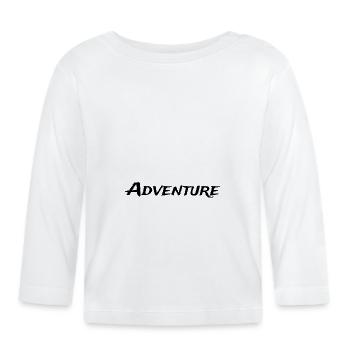 Adventure - Baby Bio-Langarmshirt - Weiß - Vorne