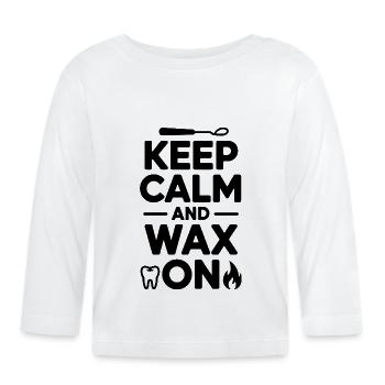Dental Lab Technician Bridge Work  - Organic Baby Long Sleeve T-Shirt - white - Front
