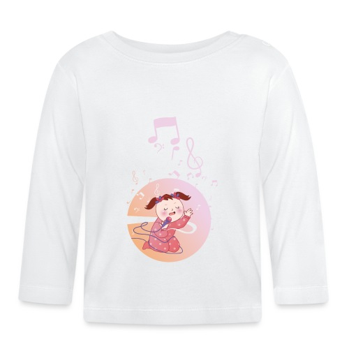 Witzige süße Umstandsmode T-Shirt mit Motiv - Baby Bio-Langarmshirt