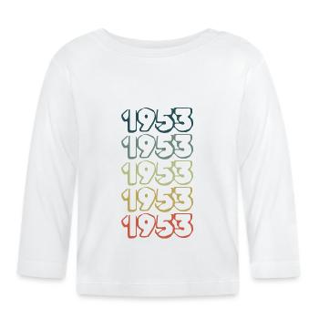 Witzig 1953 - T-shirt manches longues bio Bébé - blanc - Devant
