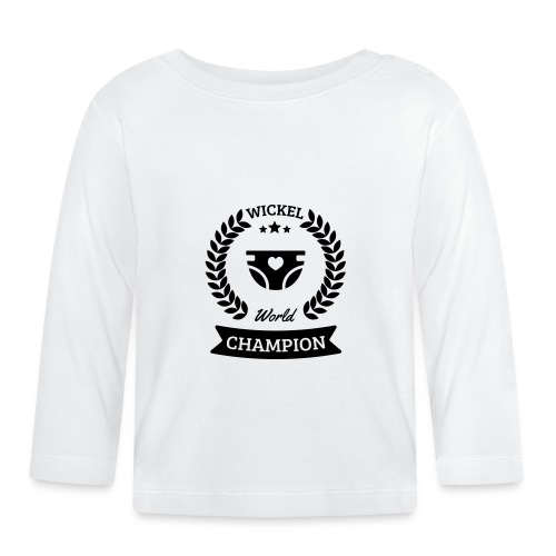 Baby Wickel World Champion - Baby Bio-Langarmshirt