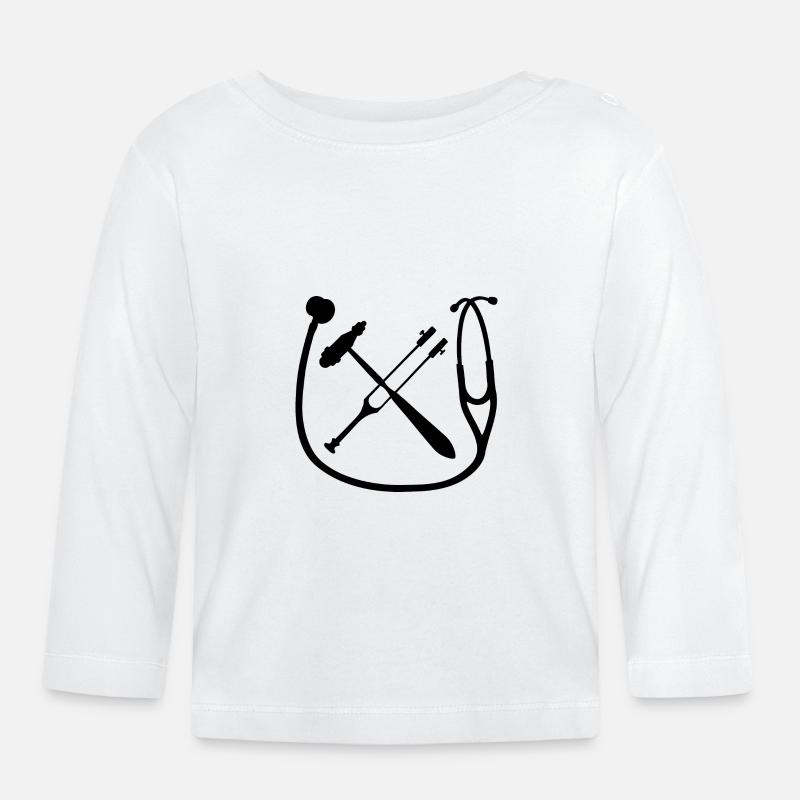 Neuro Tools - Baby Bio-Langarmshirt - Weiß