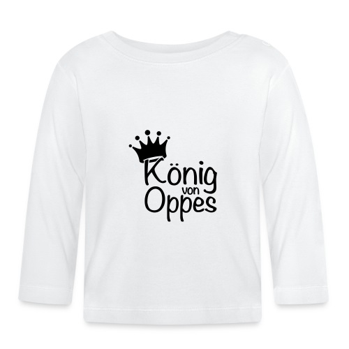 König von Oppes - Baby Bio-Langarmshirt