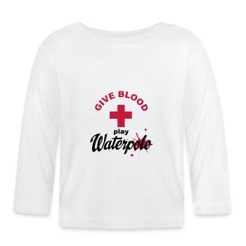 waterpolo - Organic Baby Long Sleeve T-Shirt - white - Front