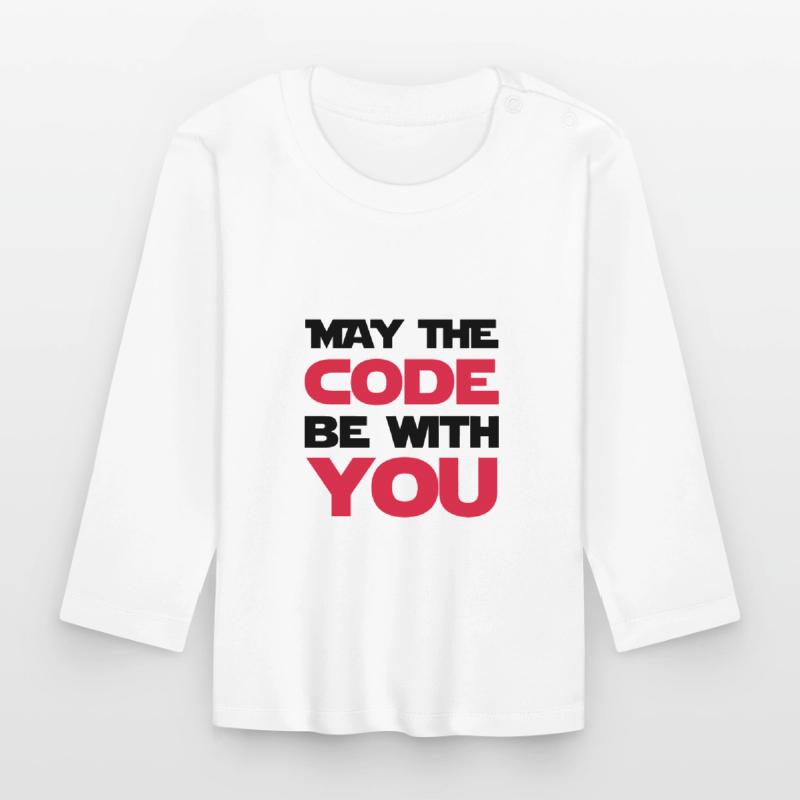 Computer / Developer / Geek / Code / Funny Organic Baby Long Sleeve T-Shirt