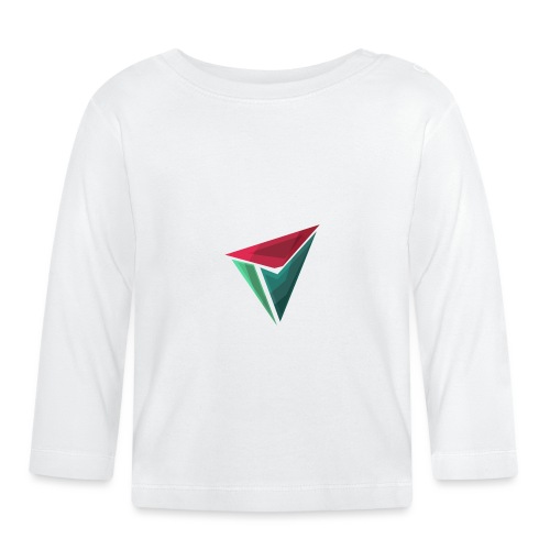 90gQopen T-Shirt | Logga Färg - Långärmad T-shirt baby