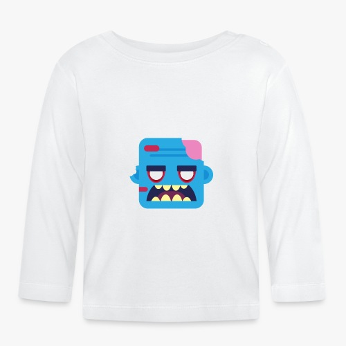 Mini Monsters - Zombob - Langærmet babyshirt