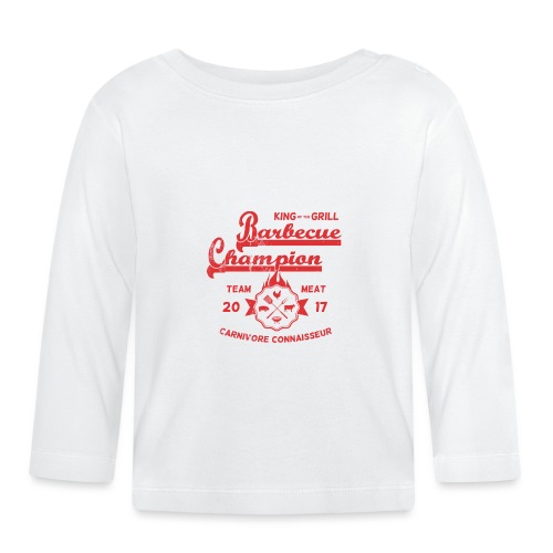 Barbecue-Champion Shirt - King of the Grill T-Shir - Baby Langarmshirt