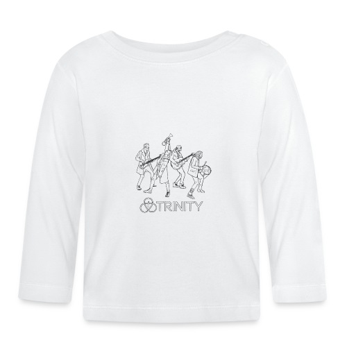 Drawing band Trinity - Bio-shirt met lange mouwen voor baby’s
