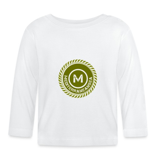 M - Mediterraneansea - Baby Bio-Langarmshirt