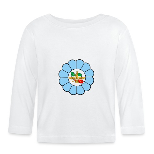 Faravahar Iran Lotus Colorful - Vauvan luomuruopitkähihainen paita