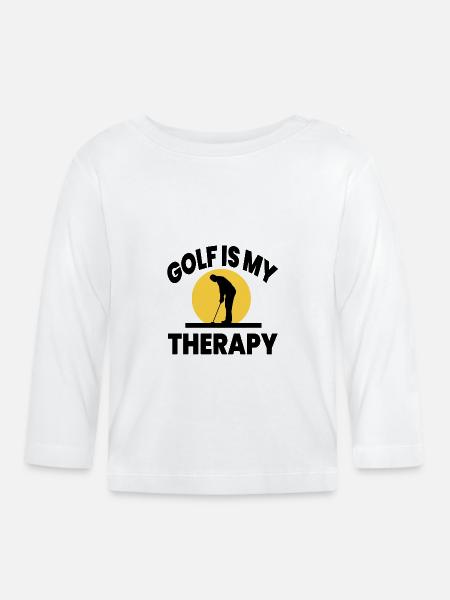 Golf - Baby Bio-Langarmshirt - Weiß