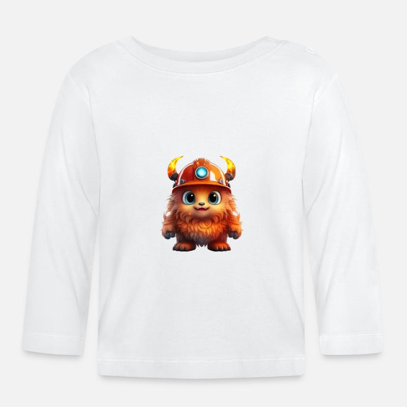 Fusselchen "Daniel" - Baby Bio-Langarmshirt - Weiß