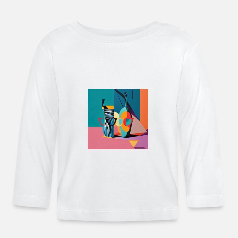 Du siehst durstig aus - Baby Bio-Langarmshirt - Weiß