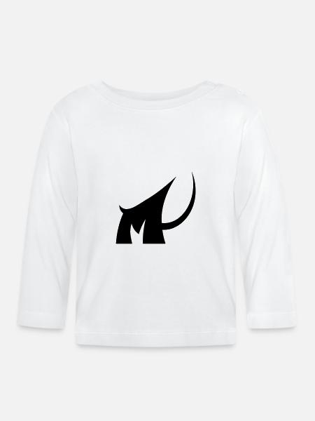 Mammut M - Baby Bio-Langarmshirt - Weiß
