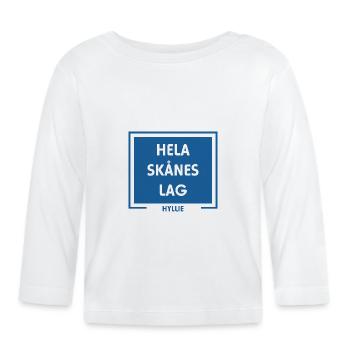 Toute l’équipe de Skåne, Hyllie Malmö - T-shirt manches longues bio Bébé - blanc - Devant
