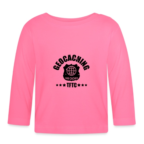 geocaching - 1000 caches - TFTC / 1 color - Baby Bio-Langarmshirt
