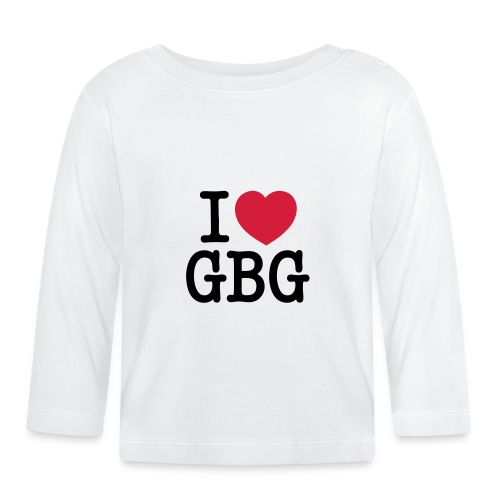 I love GBG - Långärmad T-shirt baby