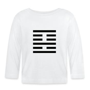 22 Bi - La Grâce (Hexagramme) - T-shirt manches longues bio Bébé - blanc - Devant