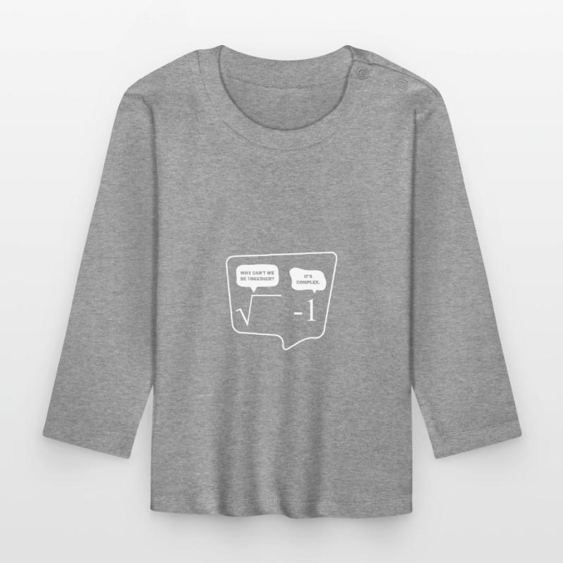 Complex Root Nerd Computer Math Physics Organic Baby Long Sleeve T-Shirt