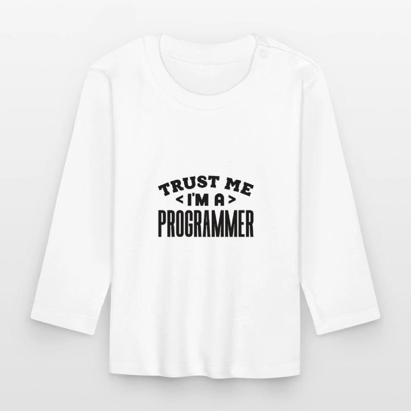 Softwareentwickler Programmierer Geschenk Baby Bio-Langarmshirt