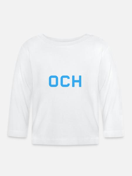 Och - Baby Bio-Langarmshirt - Weiß
