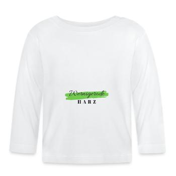 Wernigerode Harz - Baby Bio-Langarmshirt - Weiß - Vorne