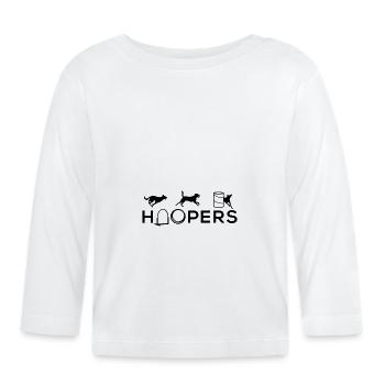 Hoopers Agility Dog Sport No. 5 - Organic Baby Long Sleeve T-Shirt - white - Front