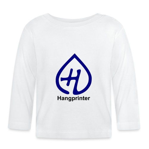 Hangprinter logo and text - Ekologisk långärmad T-shirt baby