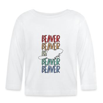 Biber - Baby Bio-Langarmshirt - Weiß - Vorne