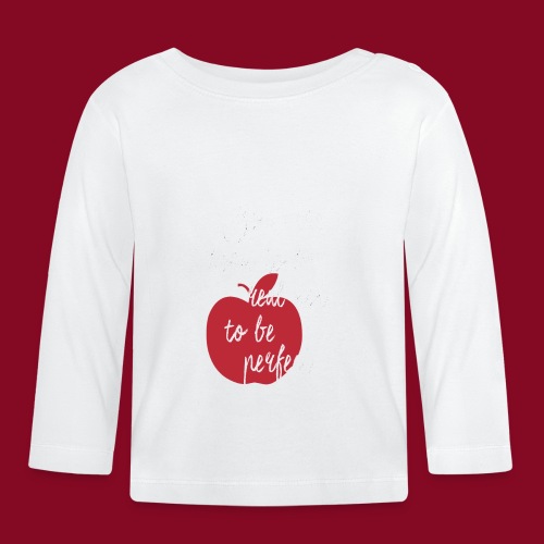 Apple sentence - Maglietta a manica lunga ecologico per bambini