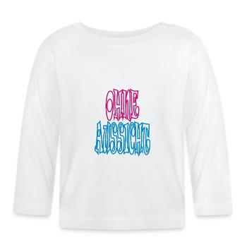 Without a view - Organic Baby Long Sleeve T-Shirt - white - Front
