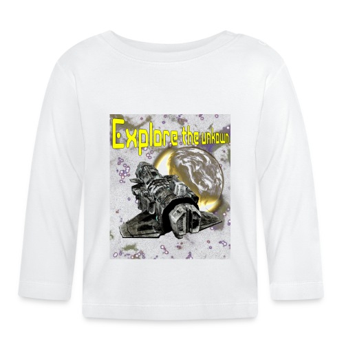 Explore the unknown - Organic Baby Long Sleeve T-Shirt
