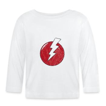 Blitz Name Shirt Superhero Superhero Jan - Organic Baby Long Sleeve T-Shirt - white - Front