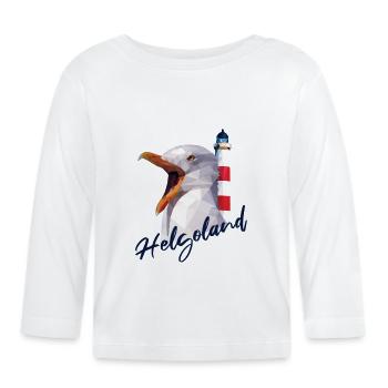 Helgoland North Sea Island Vacation Gift - Organic Baby Long Sleeve T-Shirt - white - Front