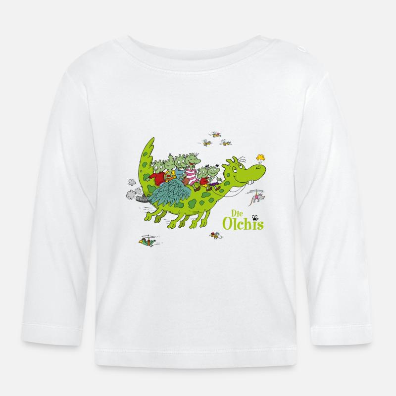 La sedia Olchis Classic Together On Fire - Maglietta a manica lunga ecologico per bambini - bianco