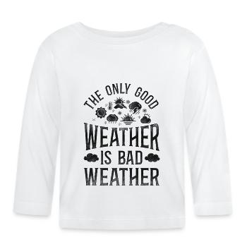 Meteorologist Weather Forecast - Organic Baby Long Sleeve T-Shirt - white - Front