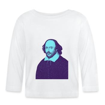 William Shakespeare - Mon Théâtre - T-shirt manches longues bio Bébé - blanc - Devant