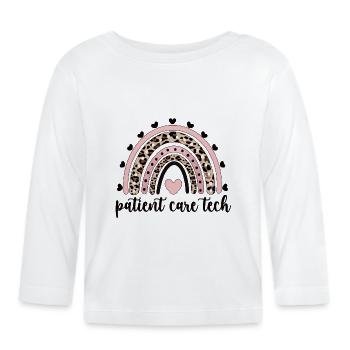 Patient Care Technician PCT Nursing Technician - Organic Baby Long Sleeve T-Shirt - white - Front
