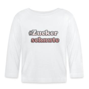 Zuckerschnute - Baby Bio-Langarmshirt - Weiß - Vorne