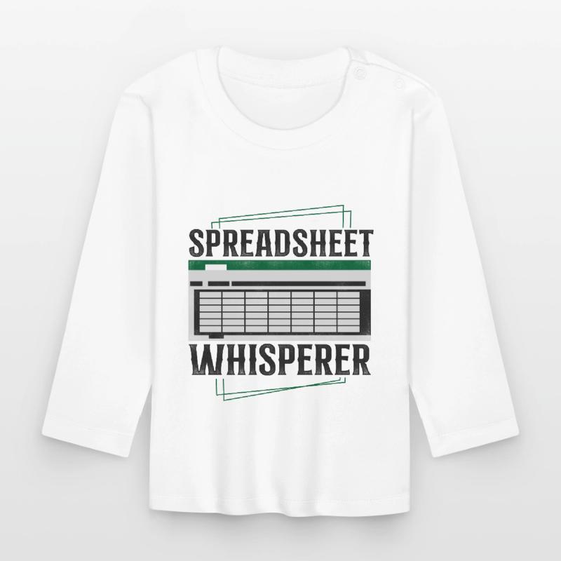 Comptable Comptable Comptable Comptabilité T-shirt manches longues bio Bébé