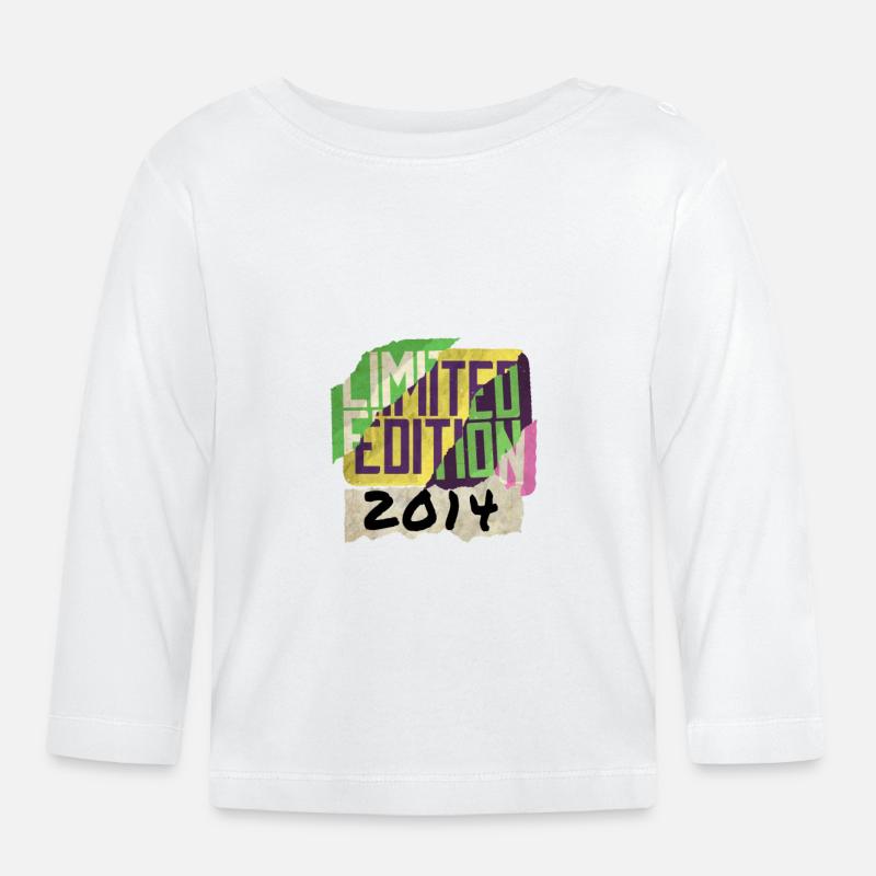 Édition Limitée 2014 Graffiti - T-shirt manches longues bio Bébé - blanc