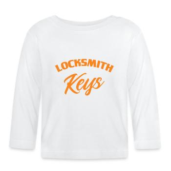 Locksmith Lock Picking Employee Locksmith - Organic Baby Long Sleeve T-Shirt - white - Front
