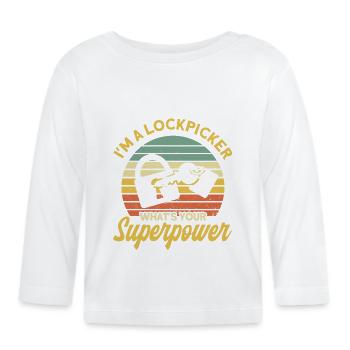 Locksmith Lock Picking Employee Locksmith - Organic Baby Long Sleeve T-Shirt - white - Front