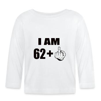 63 Geburtstag - Baby Bio-Langarmshirt - Weiß - Vorne
