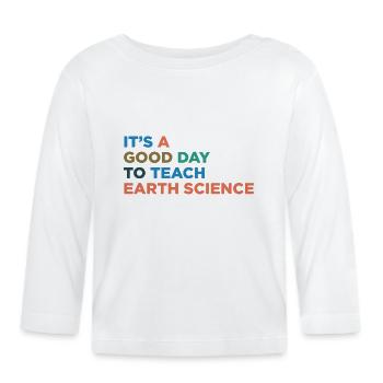 Enseignants - T-shirt manches longues bio Bébé - blanc - Devant