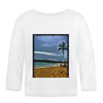 Relaxation - Organic Baby Long Sleeve T-Shirt - white - Front