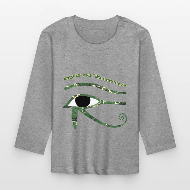 Occhio di Horus E 226 Maglietta a manica lunga ecologico per bambini