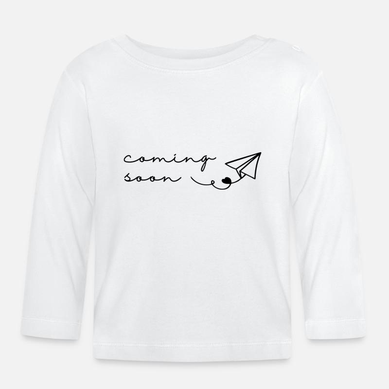 Bientôt disponible | Bébé - T-shirt manches longues bio Bébé - blanc